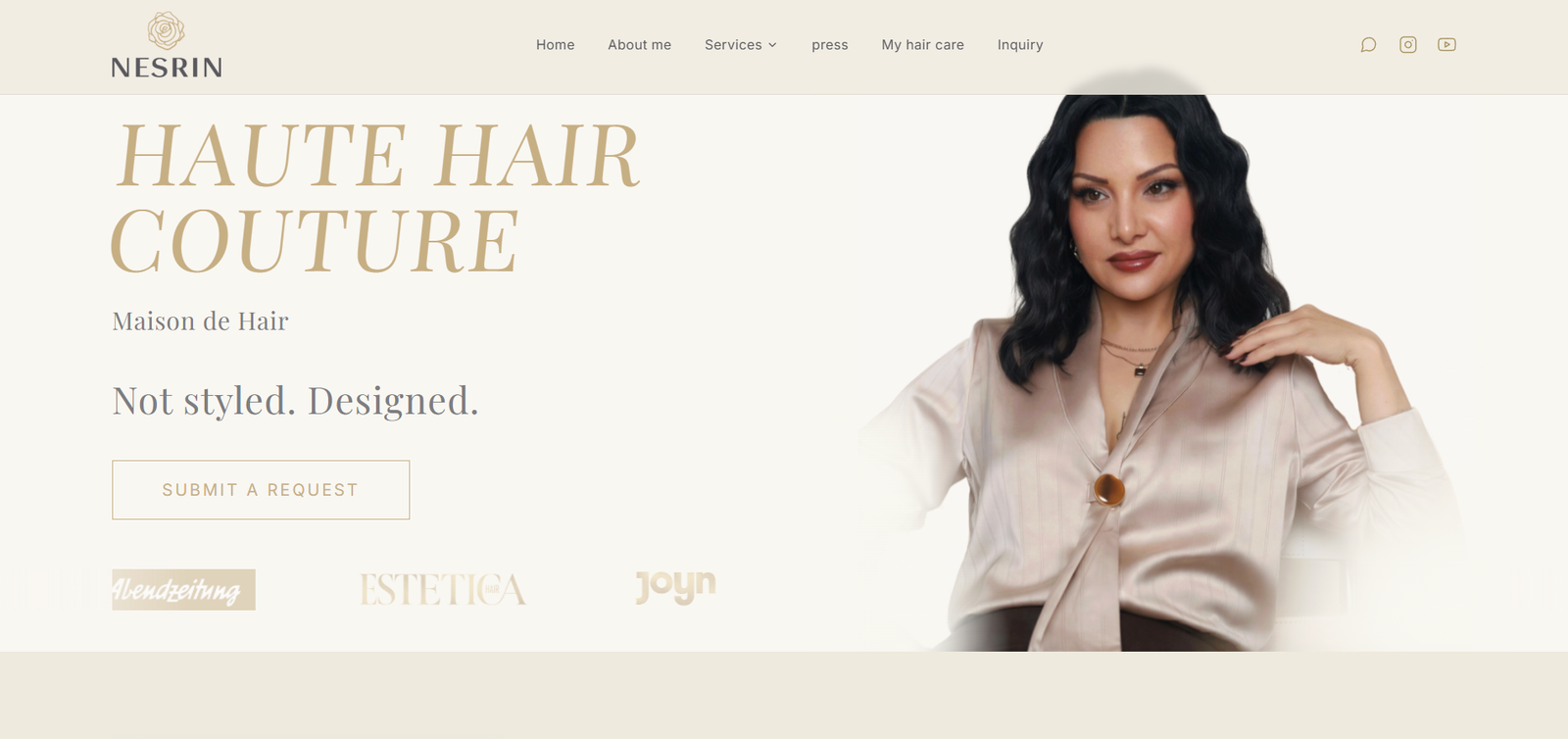 German Salon Business Website Showcase