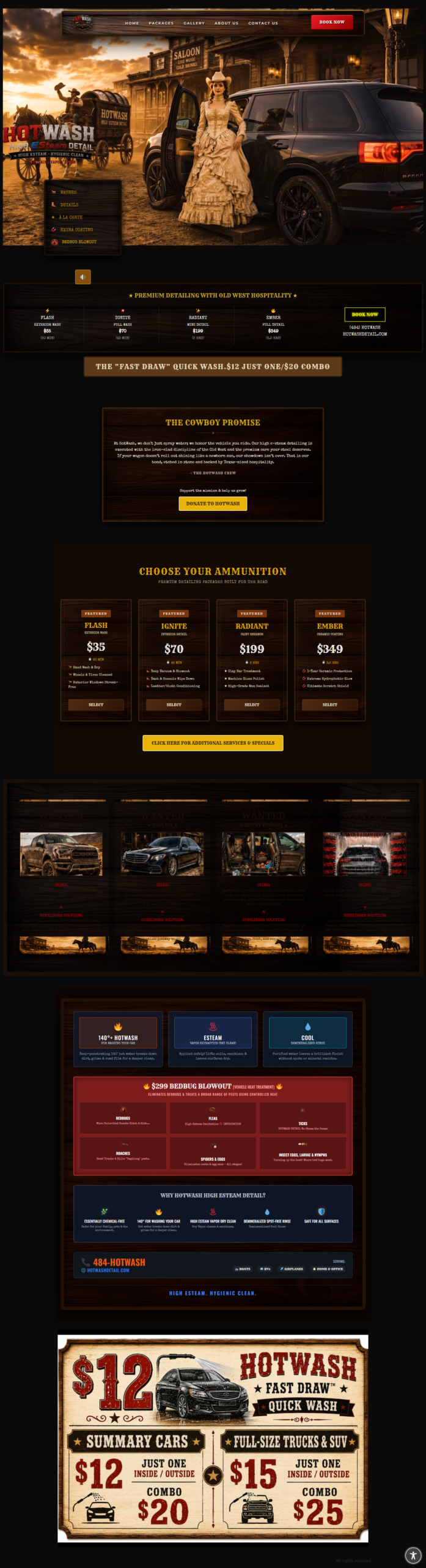 HotWash High ESteam Detail Website Showcase
